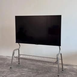 Home Nordic TV Stands Multifunctional Stainless Steel Rolling TV Stand with Storage for Various Spaces Living Room Furniture
