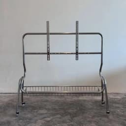 Home Nordic TV Stands Multifunctional Stainless Steel Rolling TV Stand with Storage for Various Spaces Living Room Furniture