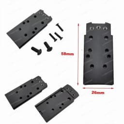 Universal Metal Adapter Base Plate For Sig Sauer P320 M17 M18 P320 XFull XCompact P320-XTEN RMR Doctor Noblex Ade Frenzy Sight