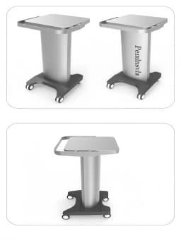 Professional Medical Trolley With Silent Wheels Portable Mobile Ultrasound Dental Rolling Cart Equipment Storage For Spa Salon