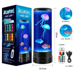 Factory strictly selects home improvement jellyfish atmosphere gift lava lamp usb decoration
