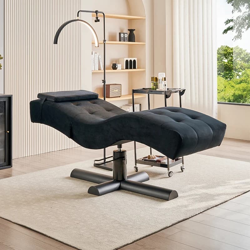 Japanese Head Spa Massage Table With Water Basin For Salon Hair Rinsing And Facial Hydrotherapy Beauty Treatment