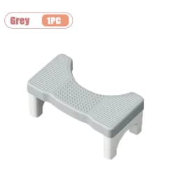 Home Bathroom Toilet Stool Thickened Footrest Squatting Aid Foot Step for Adults Kids and Pregnant Women Comfort Support