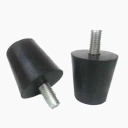 2-20Pcs Rubber Adjustable Feet Pad M6 M8 M10 With Screw Table Chair Balck Leveling Foot Pad Furniture Leg Anti-shock Protection