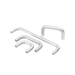Stainless Steel U Type Door Handles Dresser Knobs Kitchen Cabinet Knobs Bolt Screw Handle Internal Thread Accessory