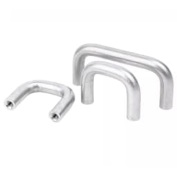 Stainless Steel U Type Door Handles Dresser Knobs Kitchen Cabinet Knobs Bolt Screw Handle Internal Thread Accessory