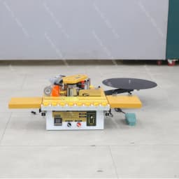 HF-40 compact small edge banding machine, home improvement portable edge banding machine, curved and straight dual-purpose