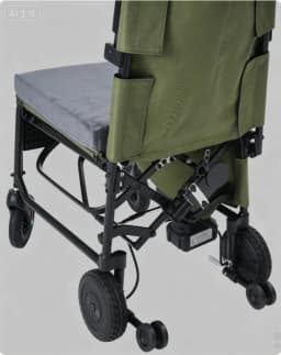 Lightweight Foldable Electric Travel Mobility chair Detachable Battery Portable Luggage Cart For Senior Travel