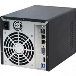 NAS-4 Cloud Storage Box, Personal Data Server for Remote Work & Home Office, Network Drive Enclosure