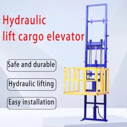 Professional Manufacturer Hydraulic Freight Lift Freight Lift Double Rail Freight Platform Lift