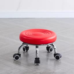 Household Wheeled Floor-Cleaning Chairs, Wheeled Seam Sealing Stools, Low Stools, Rotating Nail and Pedicure Round Stools 스툴