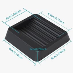 4pcs Office Chair Wheel Stopper Furniture Caster Hardwood Floor Protectors Anti Vibration Pad Chair Roller Feet Anti-slip Mat