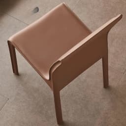 Minimalist Saddle Leather Dining Chair Home Backrest Restaurant Leather Chair High Sense Nordic Hotel Designer Simple Chair