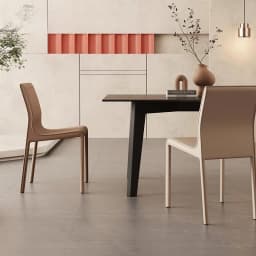 Minimalist Saddle Leather Dining Chair Home Backrest Restaurant Leather Chair High Sense Nordic Hotel Designer Simple Chair