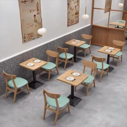 Cafe Coffee Shop Wood Wooden Restaurant Sofa Set Chair and Table Booth Seating Furniture for Coffee Shop