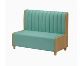 Cafe Coffee Shop Wood Wooden Restaurant Sofa Set Chair and Table Booth Seating Furniture for Coffee Shop