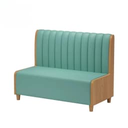 Cafe Coffee Shop Wood Wooden Restaurant Sofa Set Chair and Table Booth Seating Furniture for Coffee Shop