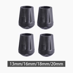 4x Chair Foot Covers Dampen Noise Rubber Non Slip Prevent Scratches Reusable Chair Pads for Fishing Garden Beach Camping Office