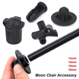 New 1Set Universal Moon Chair Accessory Wear-resistant Anti-slip Leg Protectors Anti-sag Removable Foot Covers Joint Plug