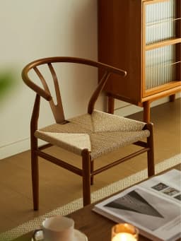Retro Style Home Dining Table Office Tea Chair Iron Thick Back Chair Rope Chair High-end Armrest Armchair