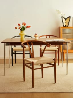 Retro Style Home Dining Table Office Tea Chair Iron Thick Back Chair Rope Chair High-end Armrest Armchair