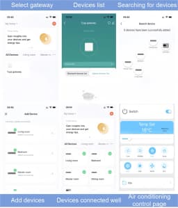 Smart VRF Central Air Conditioning Controller With Zigbee Gateway Electric-powered for Home Use by tu ya