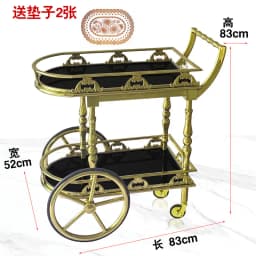 Cake Trolley Stainless Steel Dining Cart KTV Wine Hotel Service Tea Cart Three Layers, Snack Delivery Cart