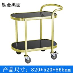 Cake Trolley Stainless Steel Dining Cart KTV Wine Hotel Service Tea Cart Three Layers, Snack Delivery Cart