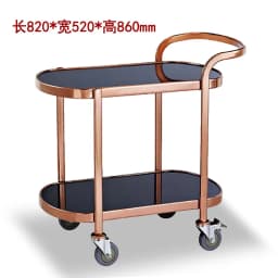 Cake Trolley Stainless Steel Dining Cart KTV Wine Hotel Service Tea Cart Three Layers, Snack Delivery Cart