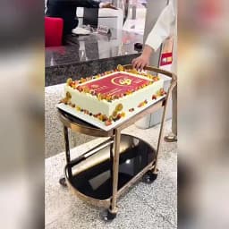 Cake Trolley Stainless Steel Dining Cart KTV Wine Hotel Service Tea Cart Three Layers, Snack Delivery Cart