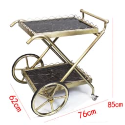 Cake Trolley Stainless Steel Dining Cart KTV Wine Hotel Service Tea Cart Three Layers, Snack Delivery Cart