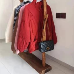 Wood Boutique Clothes Racks Drying Display Stylish Japandi Design Clothes Rack Hotel Modern Colgadores De Ropa Room Furniture