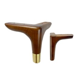 4Pcs 13/14/15cm Solid Wood Furniture Feets Sofa Cabinets Legs Square Bed Table Chair Replacement Feet Home Furniture Accessories