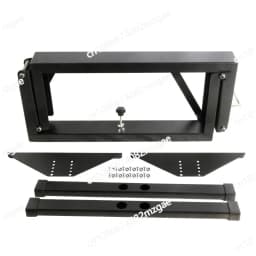 Camper Van Folding Table Frame with Adjustable Legs - Space-Saving Convertible Desk & Bed System for RV Interior Upgrade