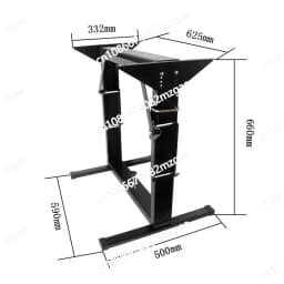 Camper Van Folding Table Frame with Adjustable Legs - Space-Saving Convertible Desk & Bed System for RV Interior Upgrade