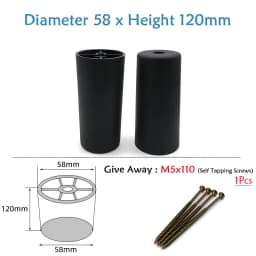Round Plastic Chair Table Sofa Furniture Legs Anti-slip And Silent Heightening Floor Furnitures Protector Noise Elimination
