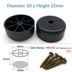 Round Plastic Chair Table Sofa Furniture Legs Anti-slip And Silent Heightening Floor Furnitures Protector Noise Elimination