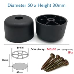 Round Plastic Chair Table Sofa Furniture Legs Anti-slip And Silent Heightening Floor Furnitures Protector Noise Elimination