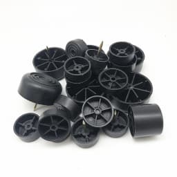 Round Plastic Chair Table Sofa Furniture Legs Anti-slip And Silent Heightening Floor Furnitures Protector Noise Elimination