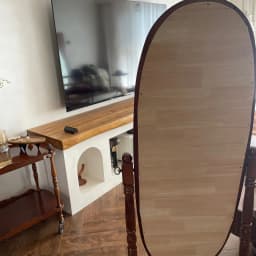 Korean Blogger Ins Style Floor Mirror Bedroom Retro French Medieval Style Dressing Mirror Source Factory One Piece Wholesale