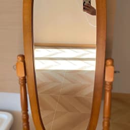 Korean Blogger Ins Style Floor Mirror Bedroom Retro French Medieval Style Dressing Mirror Source Factory One Piece Wholesale