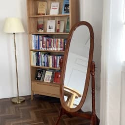 Korean Blogger Ins Style Floor Mirror Bedroom Retro French Medieval Style Dressing Mirror Source Factory One Piece Wholesale