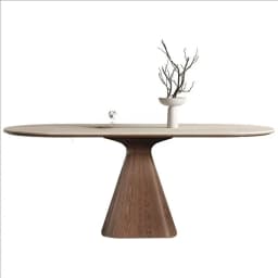 Modern Solid Wood Dining Table Rock Slab Walnut Ash Household Dining Table Combination Rectangular Marble Dining Room Furniture