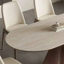 Modern Solid Wood Dining Table Rock Slab Walnut Ash Household Dining Table Combination Rectangular Marble Dining Room Furniture