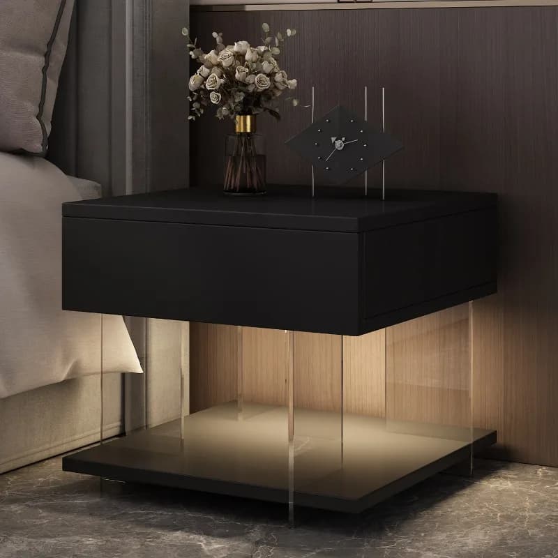 Luxury Cool Bedside Table Small Bedroom Nordic Unique China Trendy Bedside Table Decor Simple Mesa De Cabeceira Home Furniture