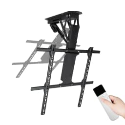 Mction Electric Motorized Flip Down Ceiling TV Mount Remote Control Drop Down TV Lift TV Ceiling Mount Bracket Motorized