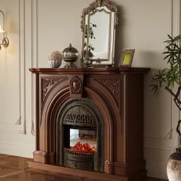 French vintage solid wood mantel/entrance cabinet small apartment living room fire/fireplace cabinet decorative cabinet sideboar