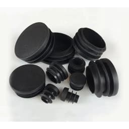 Dust Seal End Cover Caps Black Plastic Round Inner Plugs 12-76mm Size Range