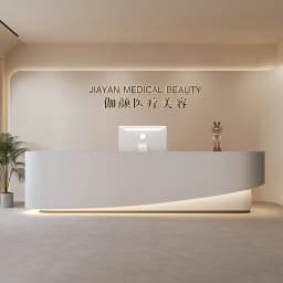 ZML Office Painted Bar Counter Company Hotel Yoga Studio Training Class Front Desk Reception Cashier Counter