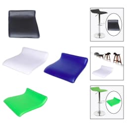 Bar Stool Seat Replacement Kitchen Bar Stool Accessory Stylish Wear Resistant High Performance PVC for Bar Home Restaurant